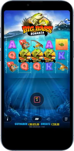 Big Bass Bonanza Freispiele mit 3 Scatter Symbolen