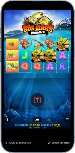 Big Bass Bonanza Scatter Symbole und Freispiele